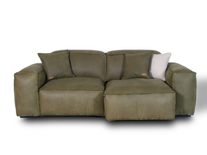 PLACIDO - 2 seater sectional leather sofa _ Mantellassi 1926